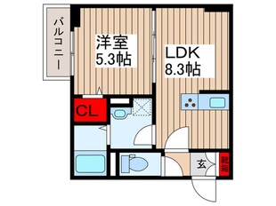 レクシア南田中の物件間取画像